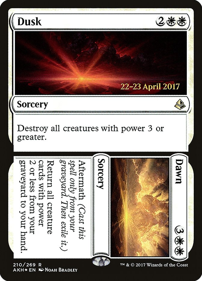 Dusk // Dawn  (Prerelease) [Amonkhet Prerelease Promos]