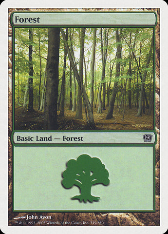 Forest (#349) [Ninth Edition]