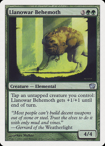 Llanowar Behemoth [novena edición] 