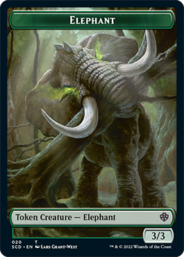 Elefante // Token de doble cara Thopter [Mazos de comandante de inicio] 