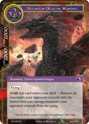 Dimension Dragon, Nidhogg (LEL-035) [Legacy Lost]