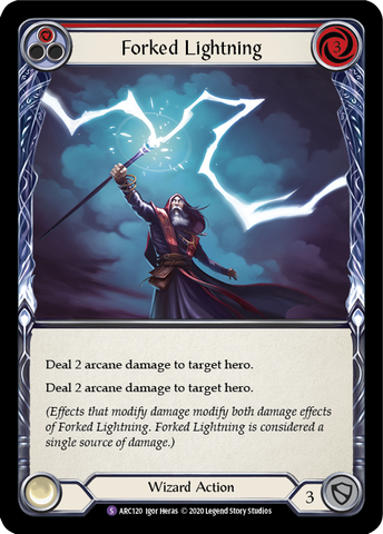 Forked Lightning [U-ARC120] Unlimited Rainbow Foil