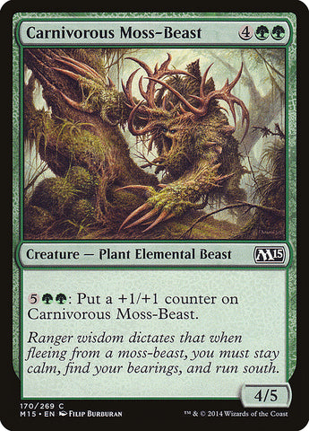 Carnivorous Moss-Beast [Magic 2015]