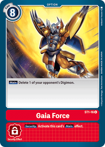 Fuerza Gaia [ST1-16] [Rojo Gaia] 