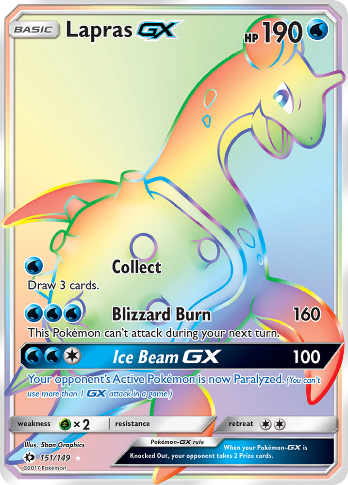 Lapras GX (151/149) [Soleil et Lune : Ensemble de base] 