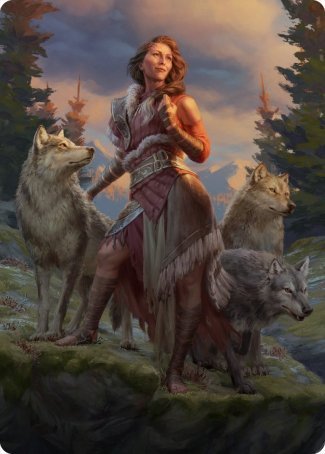 Arlinn, l'espoir de la meute 1 Art Card [Innistrad: Midnight Hunt Art Series]