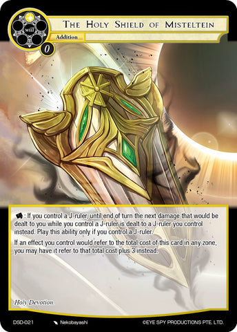 The Holy Shield of Misteltein (DSD-021) [Starter Deck: Villains]