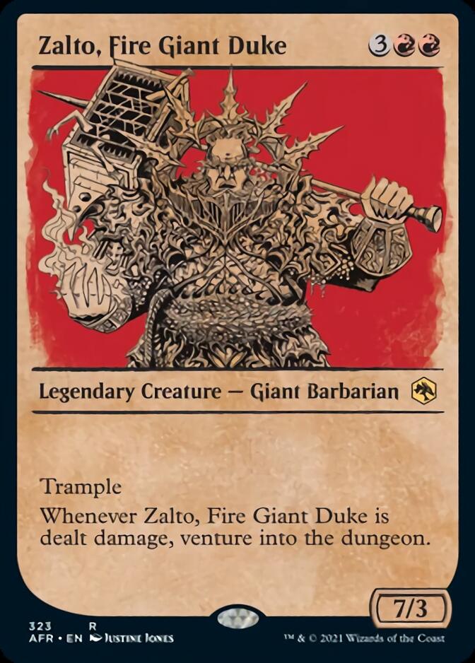 Zalto, duque gigante de fuego (escaparate) [Dungeons &amp; Dragons: aventuras en los reinos olvidados] 