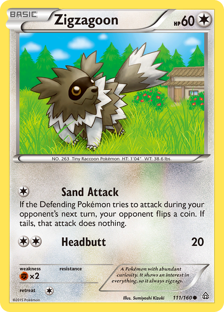 Zigzagoon (111/160) [XY : Primal Clash] 