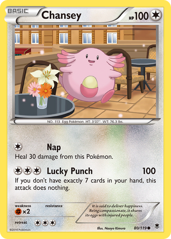 Chansey (80/119) [XY : Forces fantômes] 