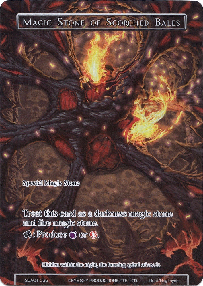 Magic Stone of Scorched Bales (Full Art) (SDAO1-035) [Alice Origin Starter Deck]