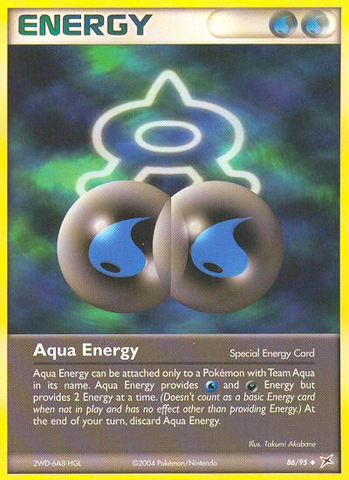 Aqua Energy (86/95) [EX : Équipe Magma contre Équipe Aqua] 