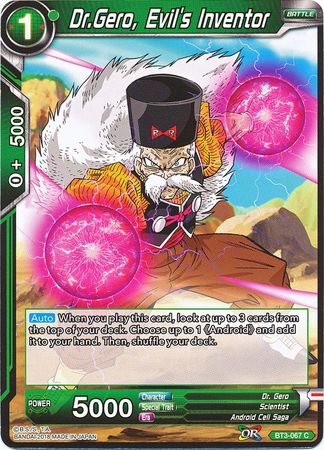 Dr. Gero, Evil's Inventor [BT3-067]