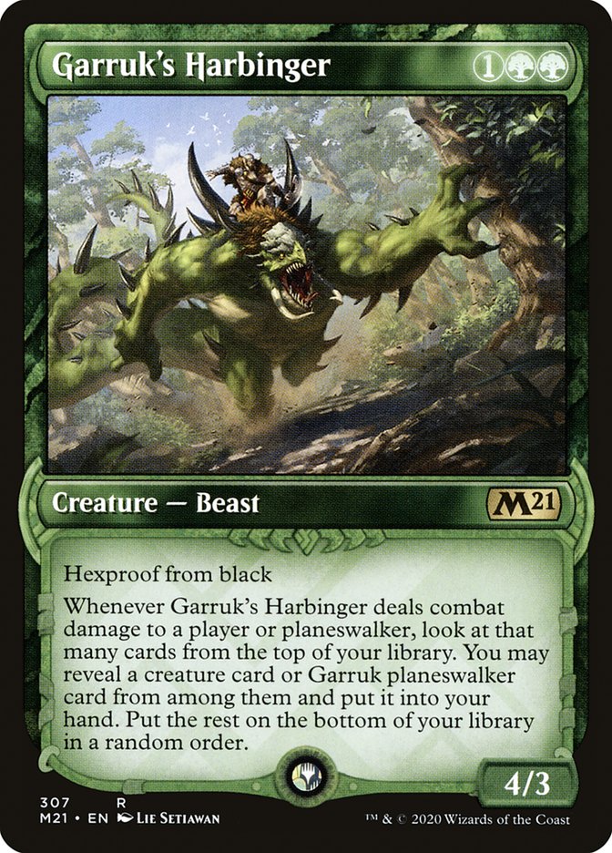 Heraldo de Garruk (escaparate) [Core Set 2021] 