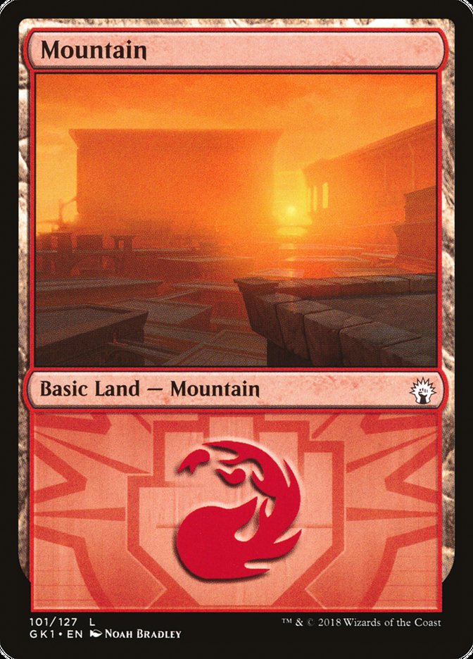 Mountain (#101) [Guilds of Ravnica Guild Kit]