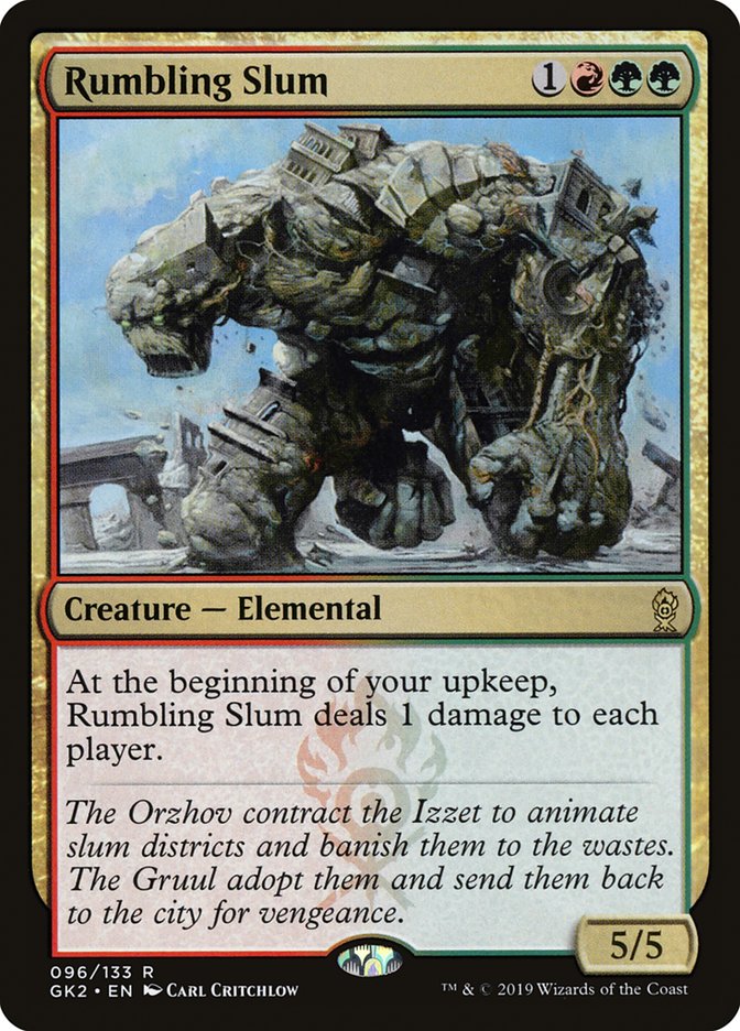 Rumbling Slum [Kit de la guilde de l'allégeance de Ravnica] 