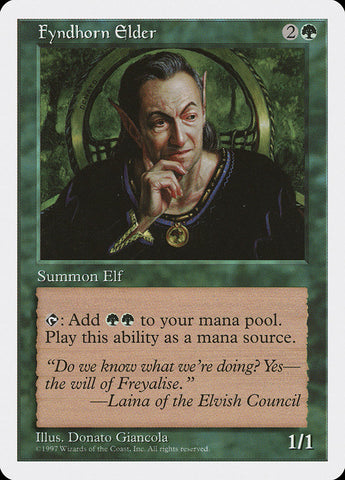 Fyndhorn Elder [Cinquième édition] 