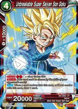 Son Goku Super Saiyan incassable [SD2-03] 