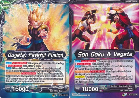 Son Goku & Vegeta // Gogeta, Fateful Fusion [BT12-122]