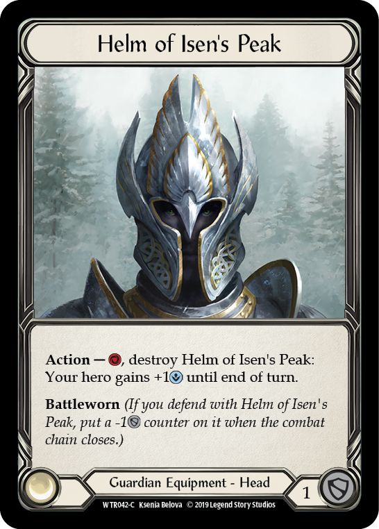 Helm of Isen's Peak [WTR042-C] Alpha Print Cold Foil