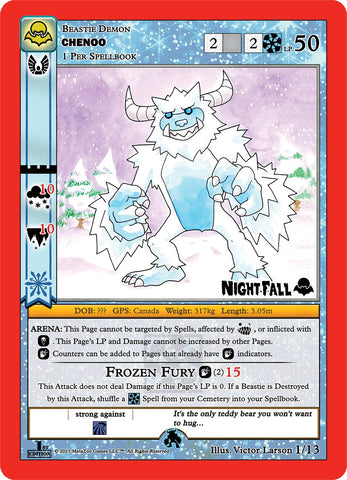 Chenoo (Chenoo) [Cryptid Nation: Nightfall First Edition Release Event Deck]