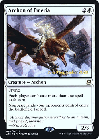 Archon of Emeria  [Zendikar Rising Prerelease Promos]