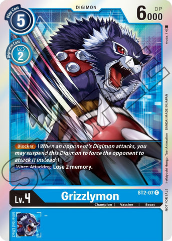 Grizzlymon [ST2-07] (Event Pack 1) [Starter Deck: Cocytus Blue Promos]