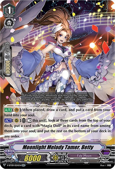 Moonlight Melody Tamer, Betty (V-BT09/024EN) [Butterfly d'Moonlight]