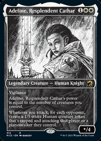 Adeline, cathare resplendissante (Showcase Eternal Night) [Innistrad: Midnight Hunt] 