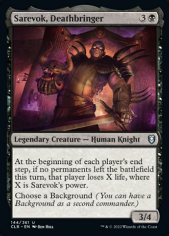 Sarevok, Portador de la muerte [Commander Legends: Battle for Baldur's Gate] 