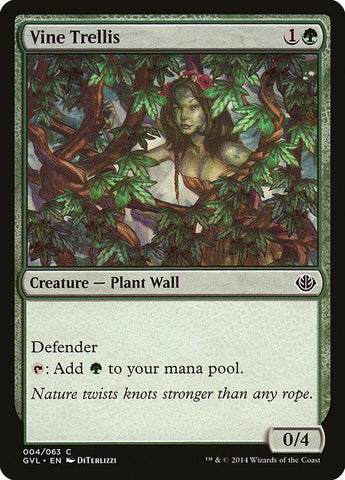 Vine Trellis (Garruk contre Liliana) [Duel Decks Anthology] 