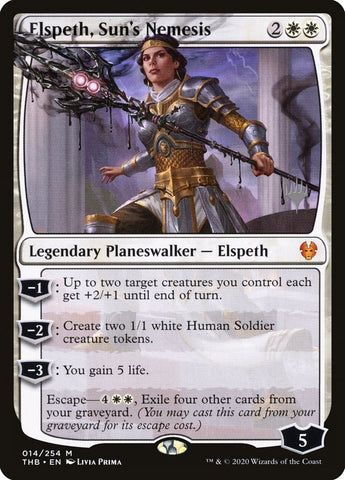 Elspeth, Sun's Nemesis (Promo Pack) [Theros Beyond Death Promos]