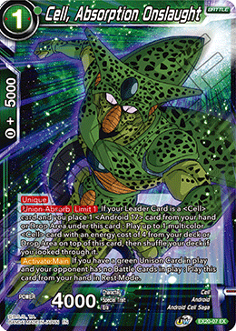 Cell, Absorption Onslaught (EX20-07) [Ultimate Deck 2022]