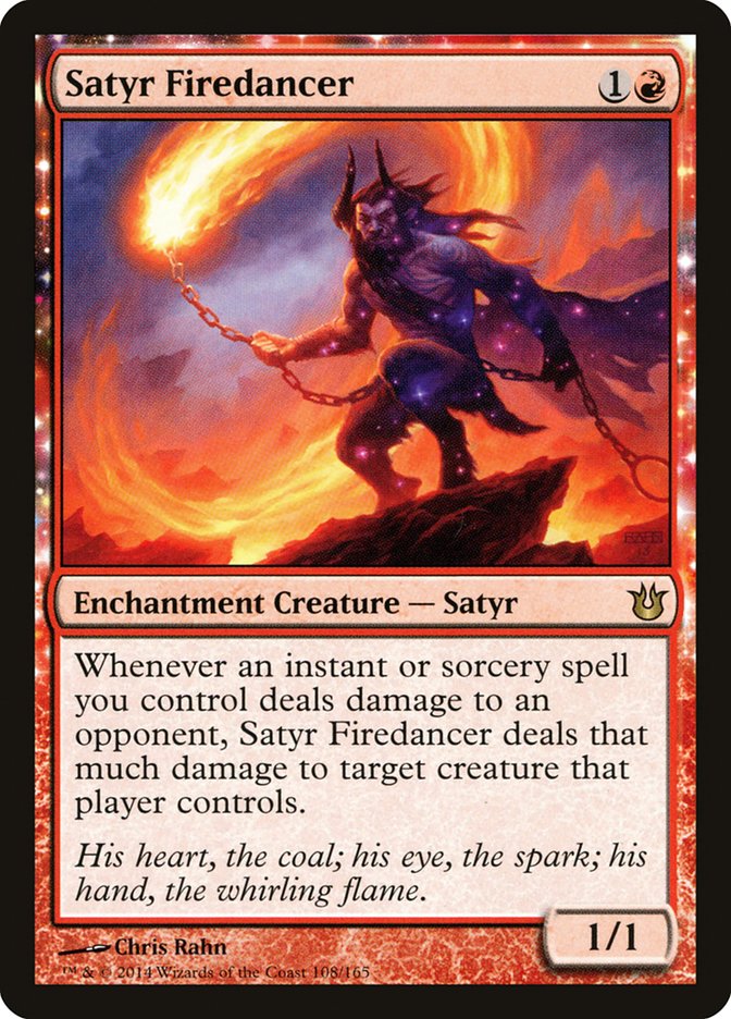 Satyre Firedancer [Né des dieux] 