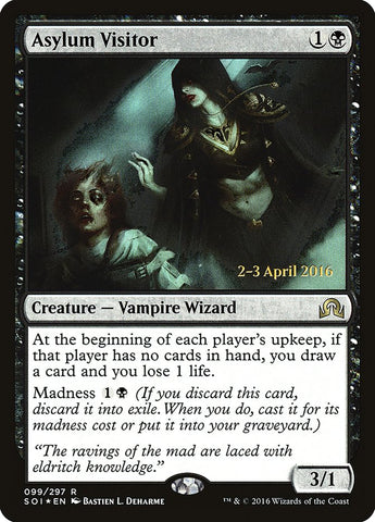 Asylum Visitor (Prerelease) [Shadows over Innistrad Prerelease Promos]