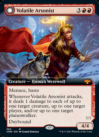 Incendiario volátil // Anarquista de tensión extrema (Extendido) [Innistrad: Crimson Vow] 