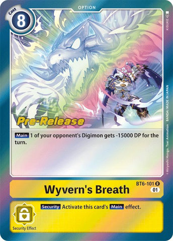 Wyvern's Breath [BT6-101] [Double Diamond Pre-Release Cards]