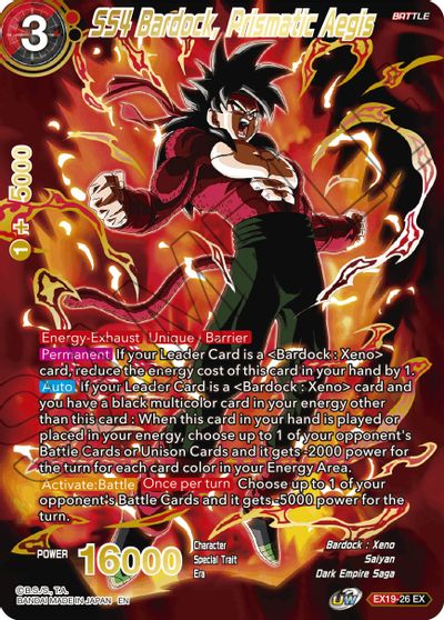 SS4 Bardock, Prismatic Aegis [EX19-26]