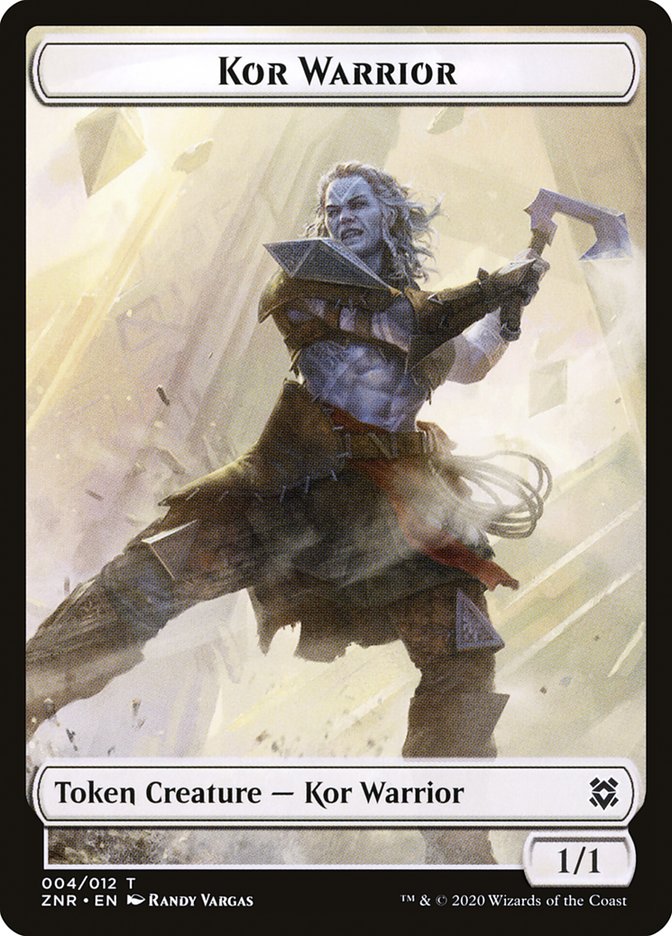 Kor Warrior Token [Zendikar Rising]