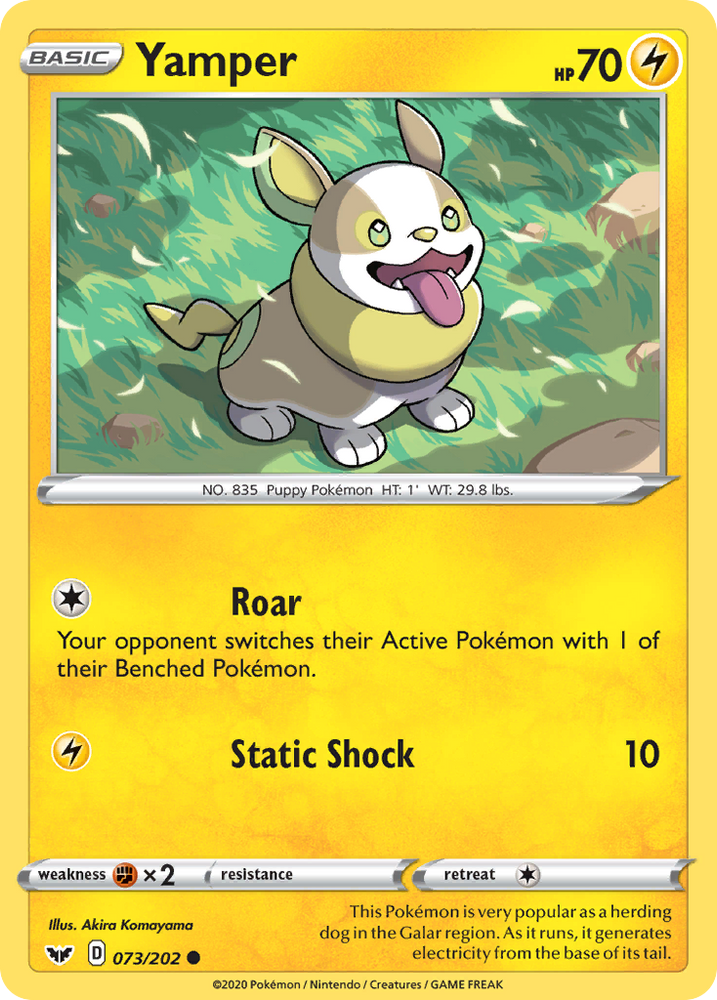 Yamper (73/202) [Épée et Bouclier : Ensemble de base] 