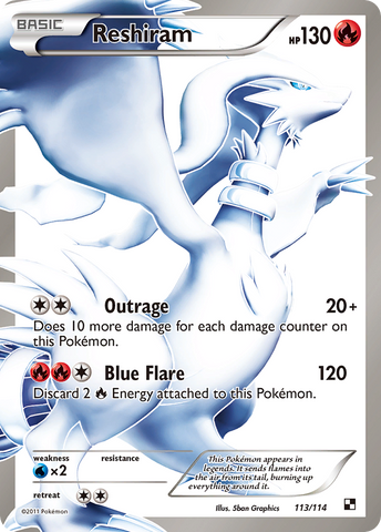 Reshiram (113/114) [Noir et blanc : Ensemble de base]