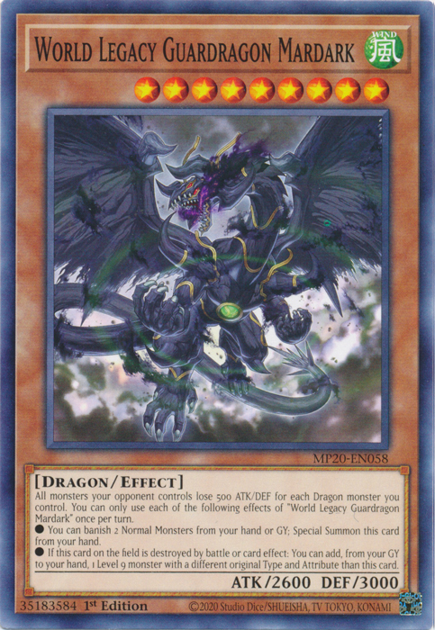 World Legacy Guardragon Mardark [MP20-FR058] Commun 