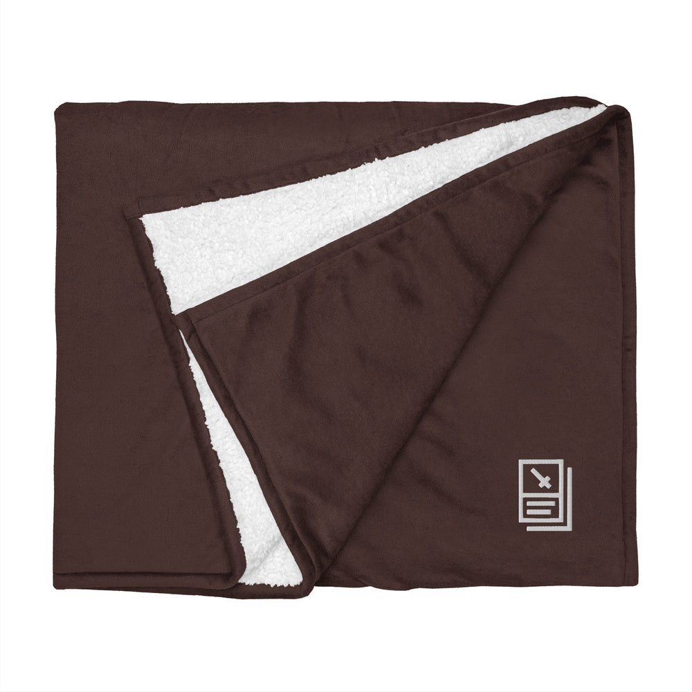 "Card Icon" Premium sherpa blanket