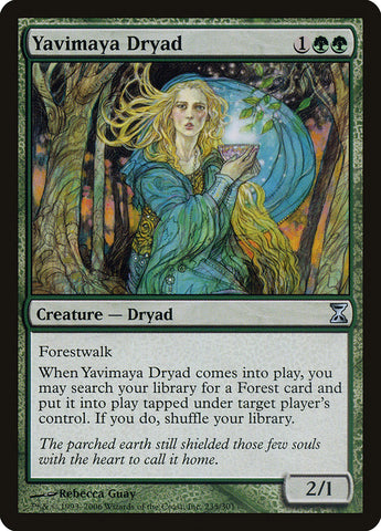 Yavimaya Dryade [Spirale temporelle] 