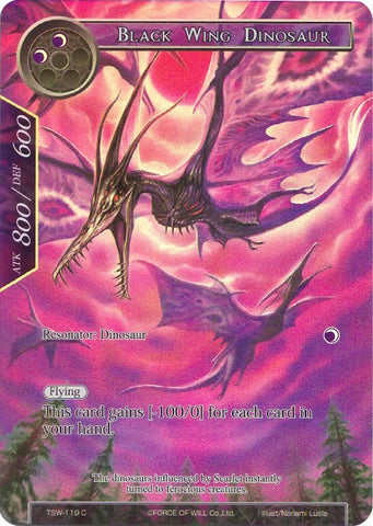 Black Wing Dinosaur (Full Art) (TSW-119) [The Time Spinning Witch]