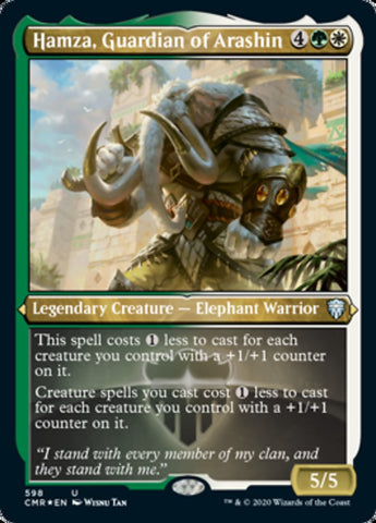 Hamza, Guardian of Arashin [Commander Legends Etched]