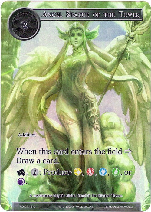 Angel Statue of the Tower (Full Art) (ADK-146) [Advent of the Demon King]