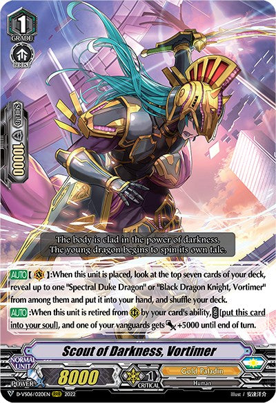 Scout of Darkness, Vortimer (D-VS06/020EN) [V Clan Collection Vol.6]