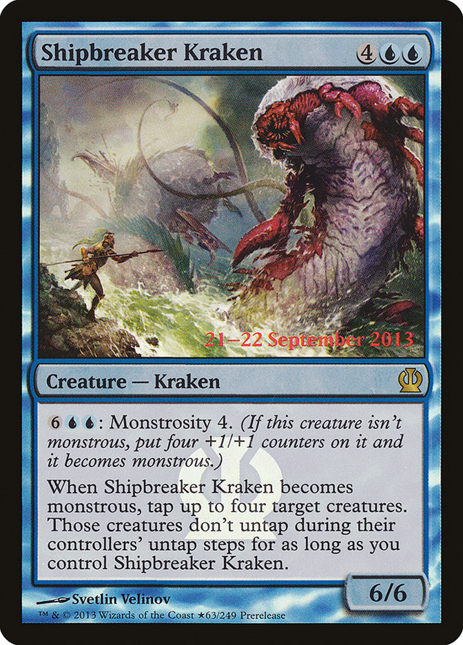 Shipbreaker Kraken  (Prerelease) [Theros Prerelease Promos]