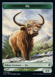 Tesoro // Token de doble cara de buey [Commander Legends: Battle for Baldur's Gate Tokens] 